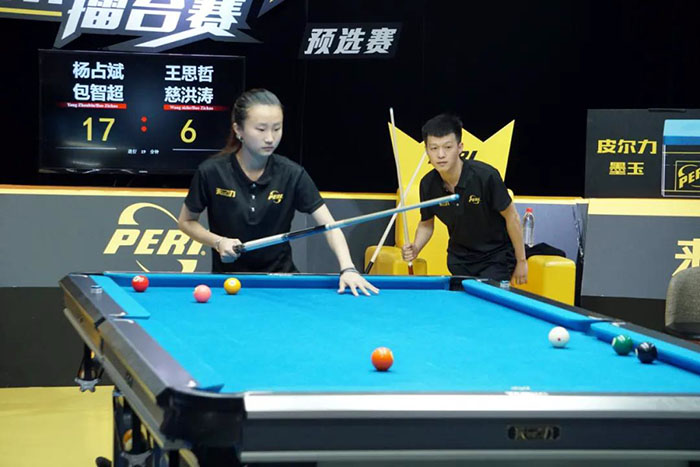 中式台球双打赛，包智超，杨占斌，王思哲，慈洪涛